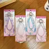 Cadena Creativa Nueva de Cereza de Cristal con Cuentas para Teléfono Móvil Llavero Moda Tendencia Femenina Colgante de Bolso Accesorios para Funda de Teléfono Móvil