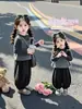 Conjunto de Niña Primavera 2026 Nuevo Estilo Coreano Moda Ropa de Otoño para Niños Pantalones Chaleco para Bebé Conjunto de Tres Piezas