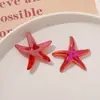 Charms para Zapatos DIY Compatibles con Crocs Zhentu, Accesorios Decorativos de Hebilla de Estrella de Mar Rayada para Playa de Verano
