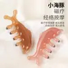[Estilo Caliente de Tik Tok] Terapia Magnética para la Cabeza Peine Masajeador de Delfín Terapia Capilar Peine Masajeador Raspador Dientes Anchos Meridiano del Cuero Cabelludo Cabeza