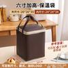 Bolsa Satchel Verde Bolo de Aniversário Espessado Bolsa Térmica Entrega Takeout Bolsa Especial Bolsa Refrigerada Personalizada Bolsa de Armazenamento Frio com Folha de Alumínio
