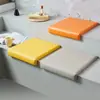 Almofada Suave para Degrau de Escada de Canto Espessada em L Assento Almofadado Sapateira Banco para Trocar Sapatos Almofada de Couro Almofada de Esponja