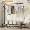 Perchero vertical de pie para ropa perchero colgante para ropa de dormitorio móvil con ruedas hogar sala de estar influencer perchero de secado de lujo ligero