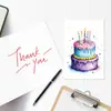 Transfronterizo Nuevo Punto Acuarela Pastel Tarjeta de Felicitación de Cumpleaños Tarjeta de Invitación Sobre Cartón Grueso Set de Tarjetas Hechas a Mano Lote