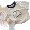 Camisetas de Manga Corta para Niños y Niñas 2026 Verano Nuevo Estilo Tops para Niños de Edad Media y Mayores Algodón Puro Holgadas de Verano de Media Manga Camisetas para Niños