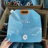 Saco de Folha de Alumínio Personalizado de 300ml com Água Rica em Hidrogênio Saco de Água de 5L Preenchido com Água Portátil Dobrável para Exterior Saco de Água para Carro Saco de Água Potável