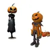 CrackerBarrelWitch Estátua de Bruxa Ornamento de Halloween de Resina Decoração de Casa Abóbora Feita à Mão