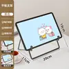 Soporte multifuncional de escritorio simple y transparente para teléfonos móviles y tabletas, adecuado para ver programas y clases en línea, portátil y conveniente para usuarios perezosos