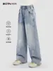 Ropa Infantil Pantalones para Niñas 2026 Primavera Nuevos Elegantes Casuales Holgados de Pierna Ancha para Niños Mayores Primavera y Otoño Jeans