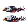 Pegatinas personalizadas para carrocería de coche, motocicleta, coche eléctrico transfronterizo, pegatinas modificadas para coche, pegatinas de la bandera estadounidense del águila que cubren arañazos.