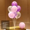 Decoración de Mesa con Globos Flotantes Decoración de Columna con Globos en Forma de Corazón Ambiente de Diseño de Escena para Fiesta de Cumpleaños de Niños y Bebés