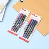 Caneta Marcadora Multifuncional Pequena de Ponta Dupla para Estudantes de Arte Desenhar Linhas, Marcador à Base de Água Oleoso para Esboços, Secagem Rápida e Não Desbota