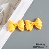 Corbata de moño de puntos de ola grande Resina Accesorios pequeños DIY Pegamento de crema Hebilla para zapatos Agujero Accesorios para el cabello Accesorios para la cabeza