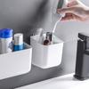 Caja de Almacenamiento Multifuncional de Pared Estilo Japonés Cocina y Baño Caja de Almacenamiento con Drenaje Hueco Caja de Almacenamiento para Cosméticos de Baño en Stock