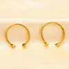 Diseño de Lujo Accesible Europeo y Americano Anillo Abierto Ajustable de Corazón Moda para Mujer Acero de Titanio Chapado en Oro de 18K Anillo Popular