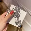 Pinza de Tiburón de Metal de Alta Gama para Mujer Accesorios para el Cabello Grandes Cabello Muy Largo Volumen Pinza de Agarre Múltiple Pinza para el Trasero de la Cabeza Tocado