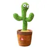 Conejo Bailarín Cactus, Flor Encantadora Que Puede Hablar, Cantar y Bailar, Juguete de Peluche Eléctrico