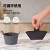 Molde de Silicona de Grado Alimenticio Taza para Huevo de Freidora de Aire Herramienta para Hornear Molde para Muffins de Doble Oreja Bol para Huevo al Vapor Molde para Pastel