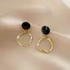 Pendientes de Borla de Lujo Ligero y de Gama Alta, Clips para Orejas de Diseño Nicho para Mujeres Sin Perforaciones, Elegantes Pendientes de Perla