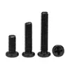Fabricante Original Negro Pm Tornillos Mecánicos de Cabeza Phillips Ranurada M2~M4 Tornillos de Cabeza Redonda Tornillos Pequeños Tornillos Mecánicos de Cabeza Phillips