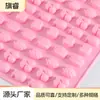 Molde de Silicona para Fondant de Frutas Lindas, Molde Irregular Rosa para Chocolate, Accesorios para Decoración de Pasteles DIY, Herramientas para Hornear