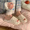 Zapatillas de Casa Cómodas y Suaves de Moda para Mujer, Lindas de Puntos Casuales Ligeras Absorbentes de Sudor de Algodón para Todas las Estaciones