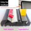 Faixa de vedação semicircular epdm caixa de armário de distribuição tira de borracha de espuma à prova d'água tira plana em forma de D tira sólida macia autoadesiva