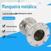 Mangueira Metálica Tipo Flange Personalizada Resistente a Vapor de Alta Temperatura e Alta Pressão Tubo Corrugado Aço Inoxidável Tubo de Alta Temperatura