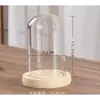 Suporte de Boneca de Lã com Porta-Agulhas Feito de Madeira Maciça