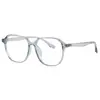 Nuevas Gafas Transparentes Poligonales Lisas Versátiles Casuales para Mujer, Lentes Planos Anti-Luz Azul Estudiante Literario, Material Tr90, Venta al por Mayor