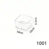 Bandeja acrílica transparente cuadrada para cubo de agua, cubeta recolectora de agua, tanque de agua, caja de almacenamiento, recipiente de cultivo, botella de agua con tapa, tapa sellada