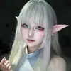 Venta Caliente Transfronteriza Halloween Mascarada Brillo Fino Orejas de Hada Goma Suave Fiesta Cosplay Orejas Puntiagudas elfo