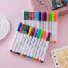Set de 12 Marcadores para Pizarra Blanca en Bolsa Opp, Marcadores Escolares de Colores a Base de Agua, Marcadores de Graffiti Borrables para Niños al por Mayor