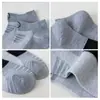 Calcetines deportivos profesionales para hombre transfronterizos, calcetines cortos de primavera y verano, calcetines de malla transpirables para correr y baloncesto, calcetines engrosados