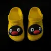 Charms de Sapato para Crocs Estilo Novo Transfronteiriço Desenho de Pinguim Expressão Fofa e Engraçada, Acessórios Decorativos Destacáveis