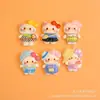 Lindo Dibujo Animado Gato Kt Resina Accesorios Pequeños Pegamento de Crema Joyería DIY Pasador Decoración para Funda de Teléfono Parche Colgante