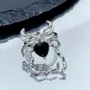 Anillo de Halloween Transfronterizo Araña Cuervo Fantasma Calabaza Hueso Fantasma Anillo Personalizado Oscuro Nicho Punk para Mujeres