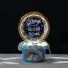 Doraemon Hombre Gordo Azul Luz de Noche Bola de Cristal Brillante Adorno Galaxia Sol Meteoro Lámpara de Mesa Creativa Regalo de Cumpleaños