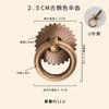 Gaveta de Armário de Medicina Chinesa de Cobre Puro Dourado Puxador de Anel Circular de Furo Único Maçaneta de Porta de Guarda-Roupa Novo Puxador de Gaveta de Latão Chinoiserie