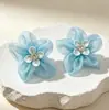 Brincos, acessórios de orelha, brincos pequenos estilo floral fresco para feriado, luxo leve com um toque de alta qualidade, design único