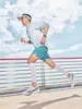 Chengying 4 Hongxing Erke Zapatillas de Correr para Hombre Primavera Nuevas Transpirables de Malla Zapatillas Deportivas Suela Blanda Amortiguadoras Zapatillas de Correr Zapatos para Hombre