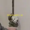 Cubierta de Polvo para Cortadora de Pared con Amoladora Angular, Herramienta de Extracción de Polvo para Reparación de Ranurado con Rueda en V sin Polvo