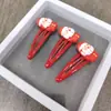 Pasadores para el Cabello Infantiles Navideños Transfronterizos Súper Lindos Accesorios de Caricaturas para Personas Mayores Accesorios para la Cabeza Festivos para Niñas Pasadores Accesorios para el Cabello Navideños