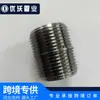 Acero al Carbono Roscado Dn25 Extendido Doble Rosca Externa Extensión Junta de Tubería de Agua Rosca Externa Directa Accesorios de Alambre de Acero Tubería de Acero