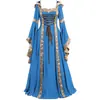 Disfraces de Performance Teatral Medievales Europeos y Americanos Transfronterizos, Vestidos Transfronterizos con Capucha y Mangas de Campana, Se Venden a Partir de Una Pieza, Dropshipping Disponible