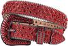 Cinturón damas remache aleación strass diamante hebilla de pasador tres piezas estilo punk europeo y americano hip-hop tendencia explosión venta al por mayor