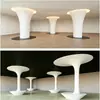 Fábrica customizada arte de parede de fundo para interior de shopping moderno de luxo e aeroporto GRG gesso colunas romanas irregulares atacado