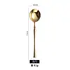 Elegante Juego de Cubiertos de Acero Inoxidable 304 Color Dorado Estilo Occidental para Bistec, Tenedor y Cuchara, Juego de Tres Piezas para Uso en Casa