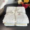 Juego de Cuatro Piezas de Gasa Grado A Materno e Infantil, Sábana Bajera y Funda Nórdica de Gasa de Doble Capa de Algodón Puro, Juego de Tres/Cuatro Piezas para Cama Individual/Doble
