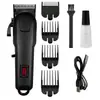 Mini cortapelos eléctrico portátil transfronterizo cabeza de aceite pantalla digital cortapelos eléctrico pequeño empujador de tallado maquinilla de afeitar
